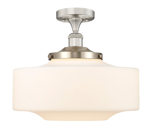 Franklin Restoration LED Semi-Flush Mount in Brushed Satin Nickel (405|616-1F-SN-G691-16)