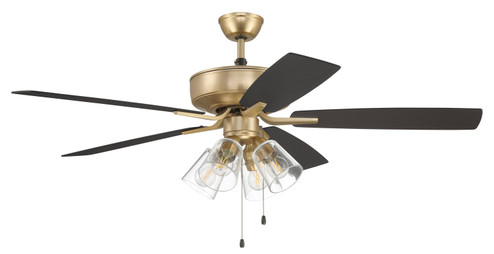 Pro Plus 104 52''Ceiling Fan in Satin Brass (46|P104SB5-52FBGW)