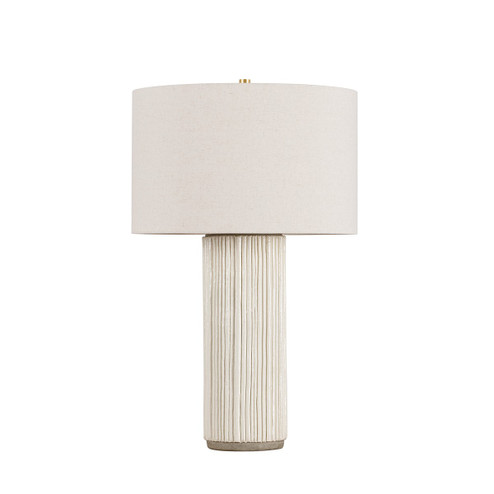 Crestwood One Light Table Lamp in Aged Brass/Ceramic Fluted Ivory (70|L5431-AGB/CFI)