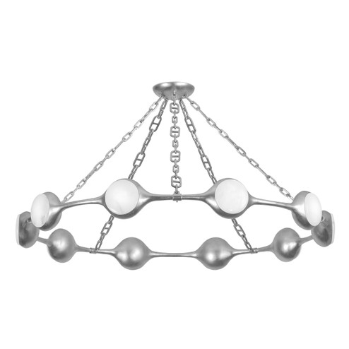 Riviere LED Chandelier in Vintage Gold Leaf (68|465-52-VGL)