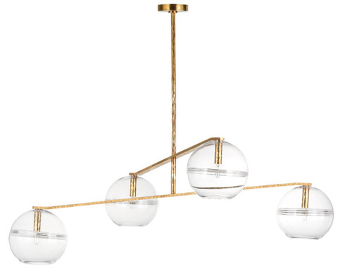 Lowing LED Chandelier in Polished Antique Brass (182|SLCH355CPAB-L)