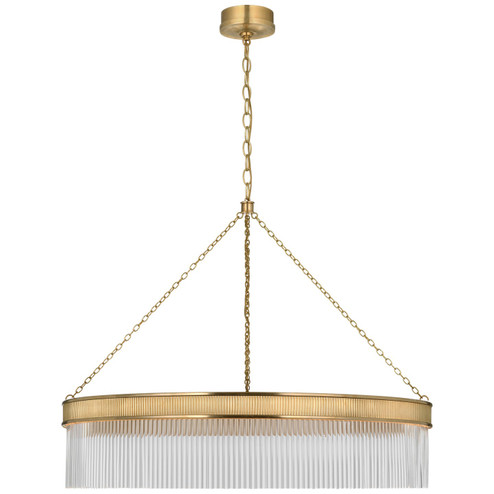 Menil LED Chandelier in Soft Brass (268|MF 5175SB-CG)