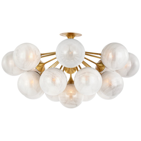 Cristol LED Flush Mount in Hand-Rubbed Antique Brass (268|ARN 4404HAB-WG)