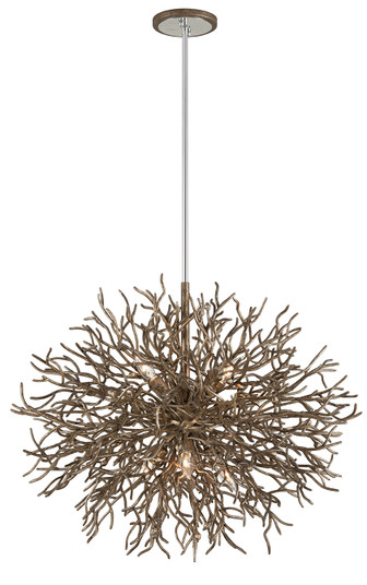 Sierra Six Light Chandelier in Distressed Bronze (67|F6096-VZ)