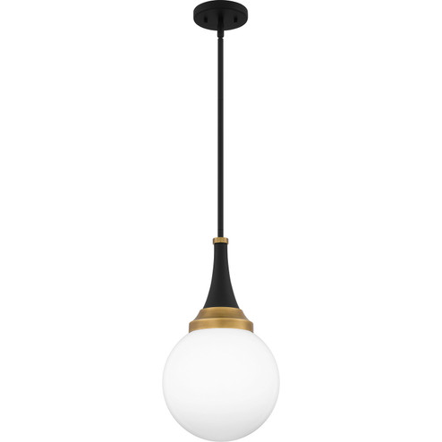 Quoizel Pendant One Light Pendant in Matte Black (10|QP6758MBK)