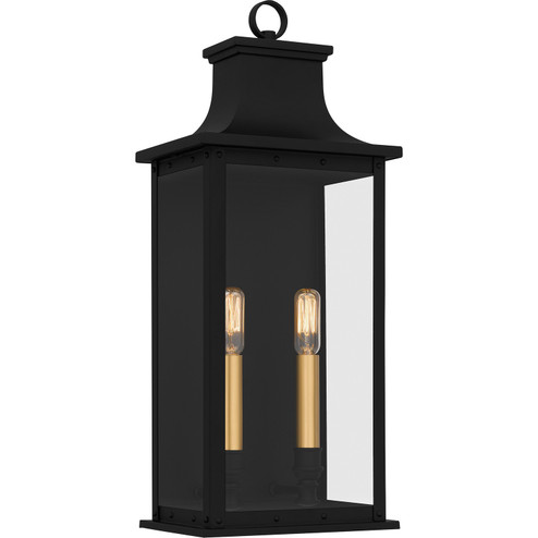 Abernathy Two Light Outdoor Wall Mount in Matte Black (10|ABY8408MBK)