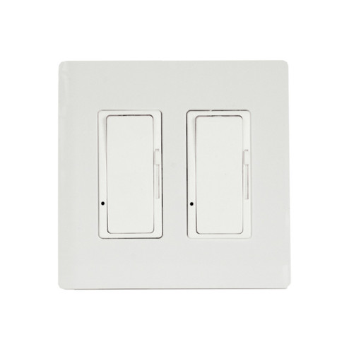 Two Dimmer For Universal Relay Control Box in White (40|EFSWD2)