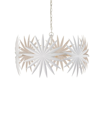 Bismarkia Six Light Chandelier in Gesso White (142|9000-1205)
