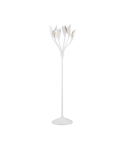 Snowflower Six Light Floor Lamp in Gesso White (142|8000-0160)