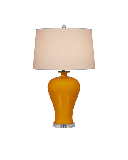 Imperial Collection One Light Table Lamp in Imperial Yellow/Clear/Natural Brass (142|6000-0933)