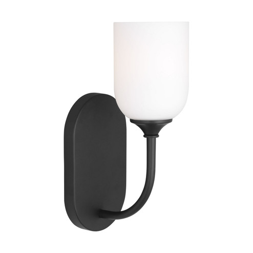 Emile One Light Vanity in Midnight Black (1|GLV1021EN3/MBK)
