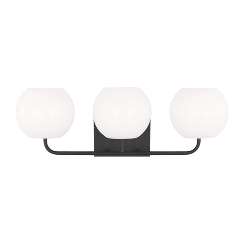 Rory Three Light Vanity in Midnight Black (1|GLV1013EN3/MBK)