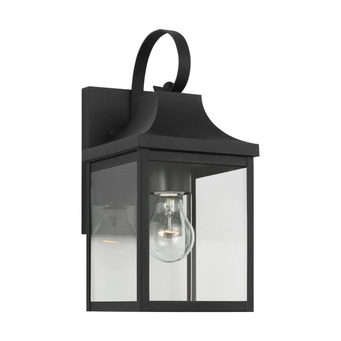 Saybrook One Light Lantern in Textured Black (1|GLO1011EN3/TXB)