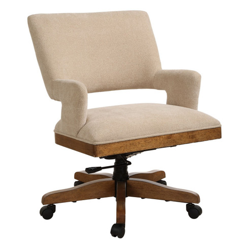 Aspect Desk Chair in Pecan Stained Solid Wood (52|23538)