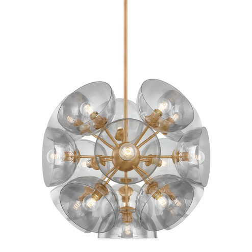 Salix 16 Light Chandelier in Patina Brass (67|F1534-PBR)