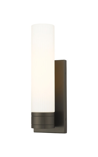 Downtown Urban One Light Wall Sconce in Oil Rubbed Bronze (405|617-1W-OB-G617-11SWH)