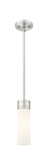 Downtown Urban One Light Mini Pendant in Satin Nickel (405|617-1S-SN-G617-8WH)