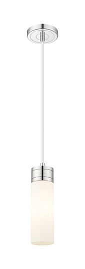 Downtown Urban One Light Mini Pendant in Polished Chrome (405|617-1P-PC-G617-8WH)