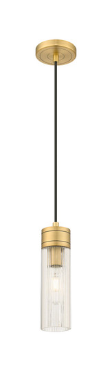 Downtown Urban One Light Mini Pendant in Brushed Brass (405|617-1P-BB-G617-8SCL)