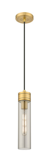 Downtown Urban One Light Mini Pendant in Brushed Brass (405|617-1P-BB-G617-11SM)
