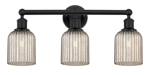 Edison Three Light Bath Vanity in Matte Black (405|616-3W-BK-G559-5ME)