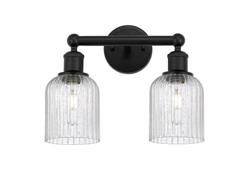 Edison Two Light Bath Vanity in Matte Black (405|616-2W-BK-G559-5SDY)