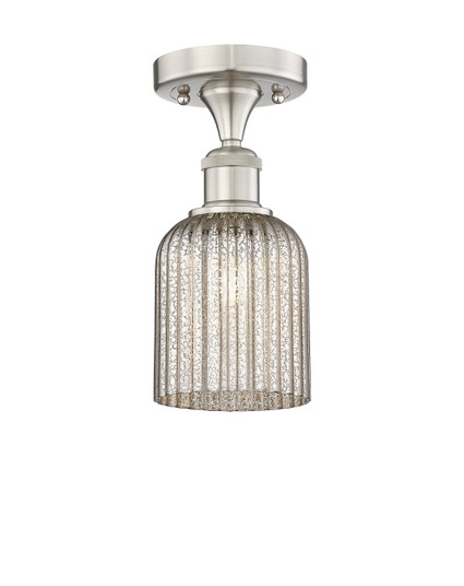 Edison One Light Semi-Flush Mount in Brushed Satin Nickel (405|616-1F-SN-G559-5ME) Edison One Light Semi-Flush Mount in Brushed Satin Nickel (405|616-1F-SN-G559-5ME)