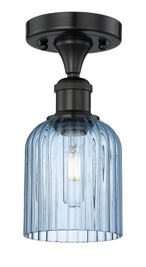 Edison One Light Semi-Flush Mount in Matte Black (405|616-1F-BK-G559-5BL)