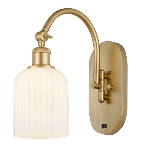 Ballston One Light Wall Sconce in Satin Gold (405|518-1W-SG-G559-5GWH)
