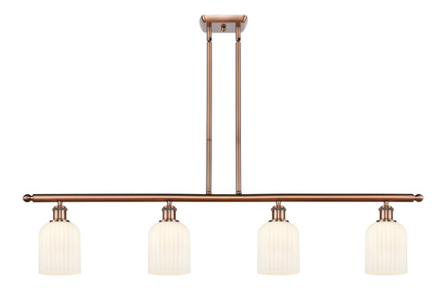 Ballston Four Light Island Pendant in Antique Copper (405|516-4I-AC-G559-5GWH)