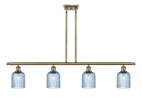 Ballston Four Light Island Pendant in Antique Brass (405|516-4I-AB-G559-5BL)