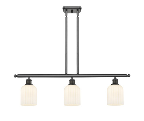 Ballston Three Light Island Pendant in Oil Rubbed Bronze (405|516-3I-OB-G559-5GWH)