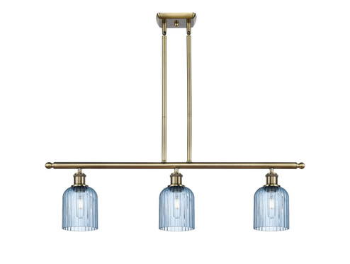 Ballston Three Light Island Pendant in Antique Brass (405|516-3I-AB-G559-5BL)