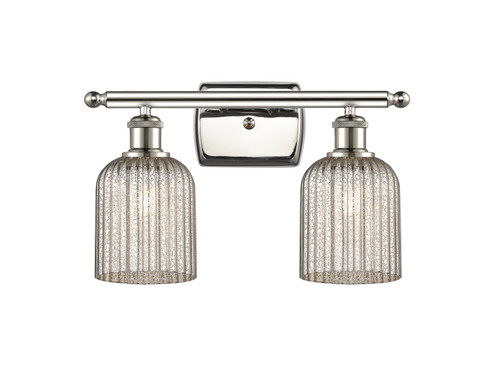 Ballston Two Light Bath Vanity in Polished Nickel (405|516-2W-PN-G559-5ME)