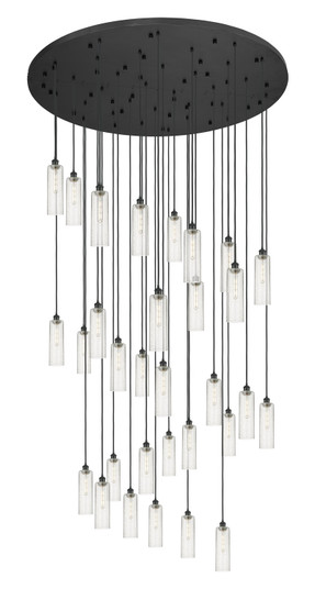 Downtown Urban 31 Light Pendant in Matte Black (405|160BK-B-31P-BK-G434-12SDY)