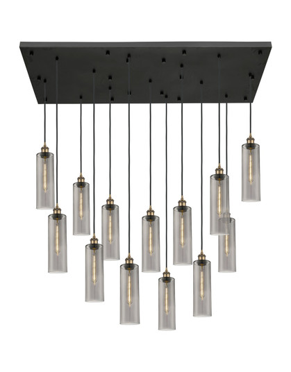 Downtown Urban 13 Light Pendant in Brushed Brass (405|154BK-B-13P-BB-G434-12SM)