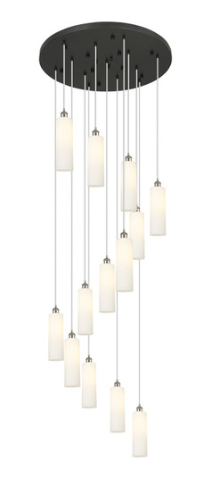 Downtown Urban 13 Light Pendant in Brushed Satin Nickel (405|132BK-B-13P-SN-G434-12WH)