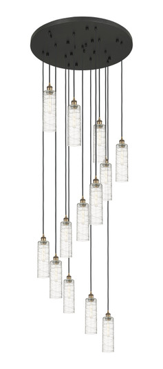 Downtown Urban 13 Light Pendant in Brushed Brass (405|132BK-B-13P-BB-G434-12DE)