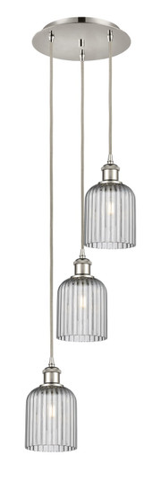 Ballston Three Light Pendant in Polished Nickel (405|113B-3P-PN-G559-5SM)
