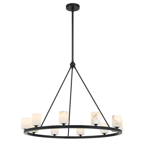Aragon LED Chandelier in Matte Black (60|ARA-10265-MK-ST)