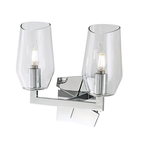 Gaia Two Light Wall Sconce in Chrome (45|8162-CH-CL)