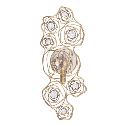 Ethereal Rose One Light Wall Sconce in Havana Gold Ombre/Polished Stainless Accents (137|500W01HGOB)