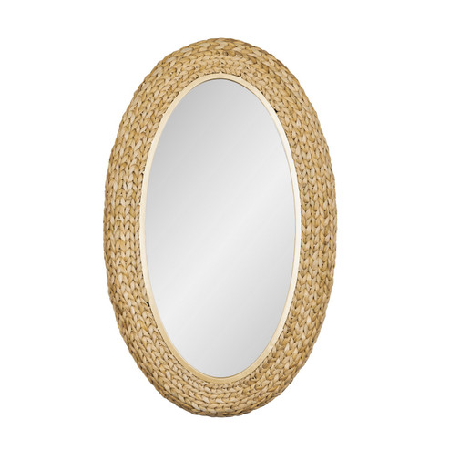 Athena Mirror in French Gold/Natural Seagrass (137|457MI24FGN)
