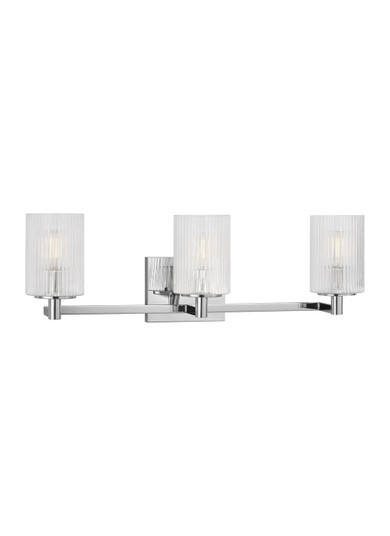 Lando Three Light Wall / Bath in Chrome (1|GLV1043CH)