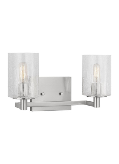 Parker Two Light Wall / Bath in Brushed Steel (1|GLV1032BS)
