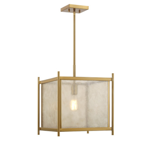 Jacobs One Light Pendant in Warm Brass (51|7-3801-1-322)