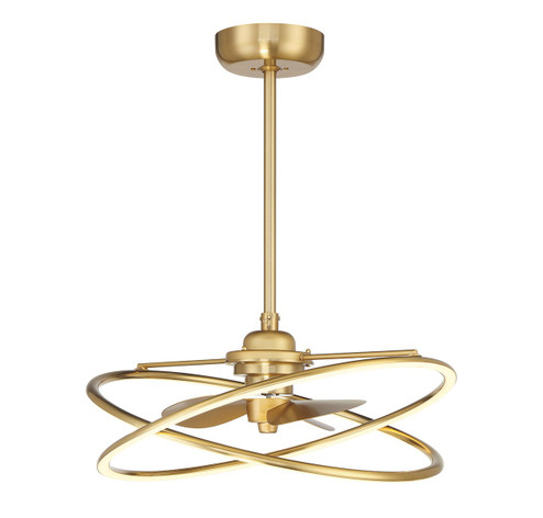 Dorado LED Fan D'Lier in Warm Brass (51|24-FD-745-322)