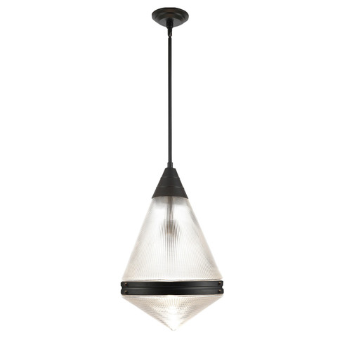 Hargreaves One Light Pendant in Black (16|10395PRBK)