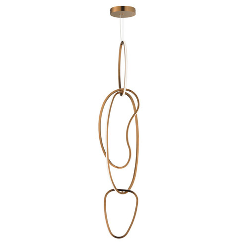 Unity LED Pendant in Brushed Champagne (86|E24617-BCN)