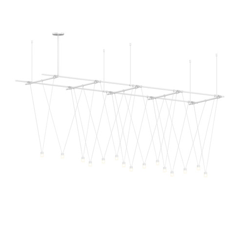 Chandelier in Satin White (69|SLS1148-W)